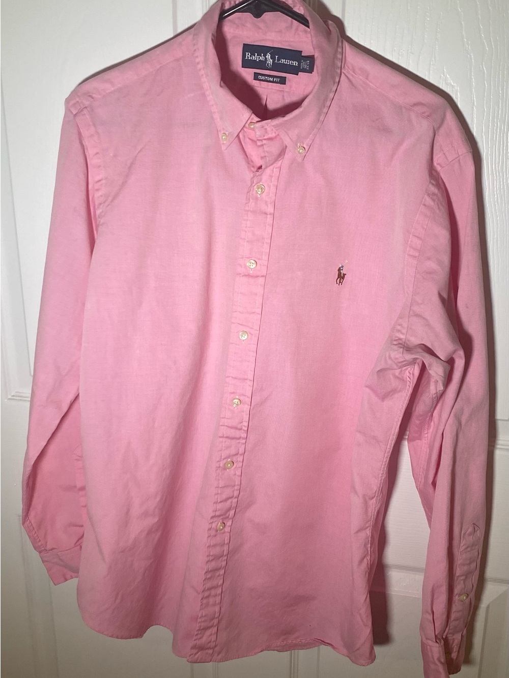 Ralph Lauren Light Pink Button-Down Oxford Shirt